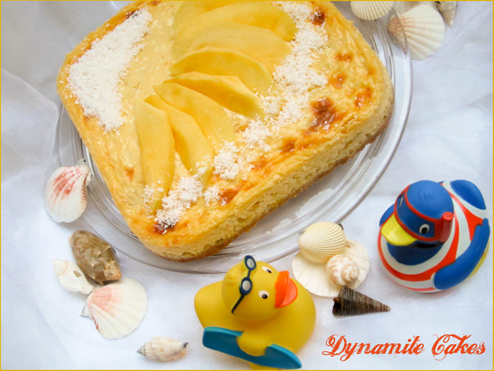 Cottage Mango Cheesecake by DynamiteCakes.de